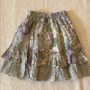 Orient Expresses Skirt with Ruffles Size 7